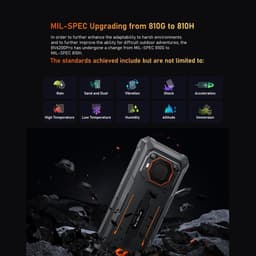 Blackview BV6200 Pro Robuuste Smartphone 4G - 12GB RAM - 128GB - 6,56 inch - 13000mAh - IP68/IP69K Outdoor telefoon - Dual SIM - Android 14 - NFC - GPS - Zwart — thumbnail 9
