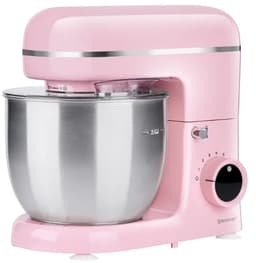 SILVERCREST® KITCHEN TOOLS Keukenmachine pastel - Vermogen: 600 W - Inhoud: 5 L - Inclusief spatbescherming met vulopening, deeghaak, eiwitklopper en garde - Met extra pulsfunctie - Afneembare accessoires zijn vaatwasmachinebestendig - Roze — thumbnail 2