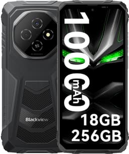 Blackview FORT 1 - Robuuste Smartphone - 18 GB RAM - 256 GB ROM - 6,56 inch - 10000 mAh - Robuuste telefoon - Android 15 - GPS - Zwart — thumbnail 1