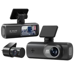 4K Dashcam Auto Voor en Achter – Dashcam – Videorecorder – Auto Camera – Met Wifi, GPS & 1.47” Scherm – GPS – Nachtzicht, Parkeermodus, G-sensor & Loop Recording – Mini DVR Autocamera met USB-C – SD-kaart – Zwart — thumbnail 1