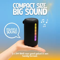Denver Bluetooth Speaker Draadloos - Lichteffecten - Muziek Box - TWS Pairing - BTL330 — thumbnail 4