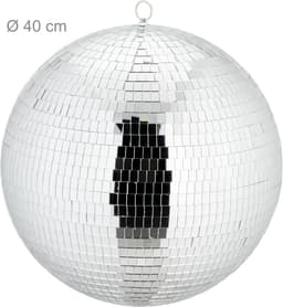 discobal - Ø 40 cm - met ophangooje - zilver — thumbnail 2