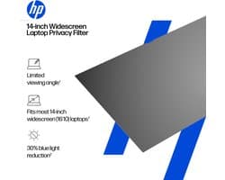 HP 14-inch Widescreen Laptop Privacy Filter
