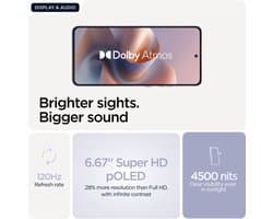 Motorola moto g86 5G 16,9 cm (6.67") Dual SIM Android 15 USB Type-C 8 GB 256 GB 5200 mAh Lila — thumbnail 1