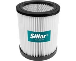 Sillar, stofzuigerfilter, wasbaar, van stof, anti-allergeen, geschikt voor Parkside PWD 12, 20, 25, 30, 35, PNTS 1400 H4, STIHL SE 33, vervanging voor filters 91096424, SE017035900, 1 stuk, 15,6 x 14 x 9,9 cm