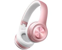 Picun Solo 6 – Draadloze Koptelefoon – Hoofdtelefoon – 140 uur Speelduur – Bluetooth 5.4 – Roze