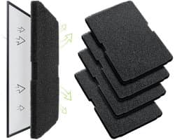 Wasdroger filter - Foam filter droger - Pluizen filter - Droger filter - Drogerfilter - Wasdroger filter - filter geschikt voor Beko Blomberg spons droger - Spons filter - Vervangingsonderdelen voor wasmachines - Filter voor droger- 5 stuks 245x155mm — afbeelding 1