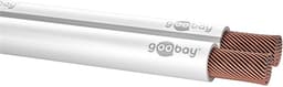 Luidspreker kabel (CU koper) - 2x 0,75mm² / wit - 10 meter — thumbnail 2