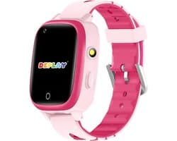 DEPLAY 4G KidsWatch Hero - GPS Horloge Kind - Smartwatch Kinderen - Kinderhorloge - Smartwatch Kind - Kinder Smartwatch - Roze