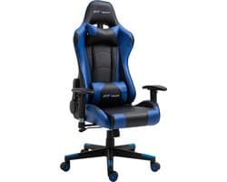 GTRacer Pro - Game Stoel - Gaming Stoel - Ergonomische Bureaustoel - Gamestoel - Verstelbaar - Gaming Chair - Zwart / Blauw