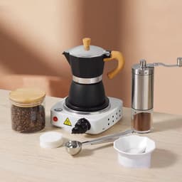 Luxe Koffie Reisset | Filter Koffie met Koffiemolen | Ketel | Voorraadpot | Koffiebonen Set — thumbnail 4