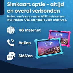 AngelTech Kindertablet XL PRO II - Android 16 - 6+8GB RAM – 128+64GB - Snelle 10 inch Kindertablet - Vanaf 3 Jaar – 100%Kidsproof – Ouderlijk Toezicht – 360° Fidgy Beschermhoes – Blauw — thumbnail 5