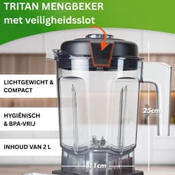 DailySupplies® Foodprocessor - Keukenmixer - Blender — thumbnail 2