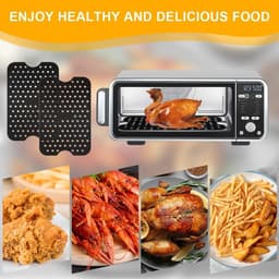 2pcs Air Fryer Silicone Pot - Silicone Air Fryer Liner - Reusable Non-Stick Air Fryer Basket - Air Fryer Accessory voor Thuis Keuken - Keukenbenodigdheden — thumbnail 7