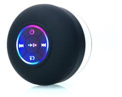Led Draadloze Bluetooth Speaker Draagbare Waterdichte Zuignap Mini Douche Speaker - Keuken Speaker - LED - verschillende kleuren