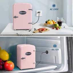 Mini Koelkast - Minibar - Skincare Fridge - Roze — thumbnail 3