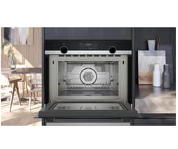 Siemens CM585AGS1 - iQ500 - Inbouwoven met magnetronfunctie - 60x45 cm - 44 l - Zwart - Eenvoudig te reinigen: Hydrolyse — thumbnail 9