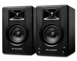 M-Audio BX3 PAIR BT- 3,5” 120W Bluetooth Studiomonitoren PC Luidsprekers voor muziekproductie, gaming, podcasting en meer,Zwart