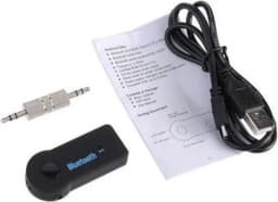 2 in 1 Draadloze Bluetooth 5.0 Ontvanger - 3.5mm Jack Adapter geschikt voor Auto - Muziek luisteren en bellen - Inclusief microfoon — thumbnail 3