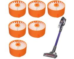 6 Stuks Filter - Wasbaar En Herbruikbaar - Onderdelen Set - Stofzuigerfilter - Geschikt Voor Black + Decker Powerseries Extreme Steelstofzuiger - Stofzuigerfilter Geschikt voor Bsv2020g En Bsv2020p
