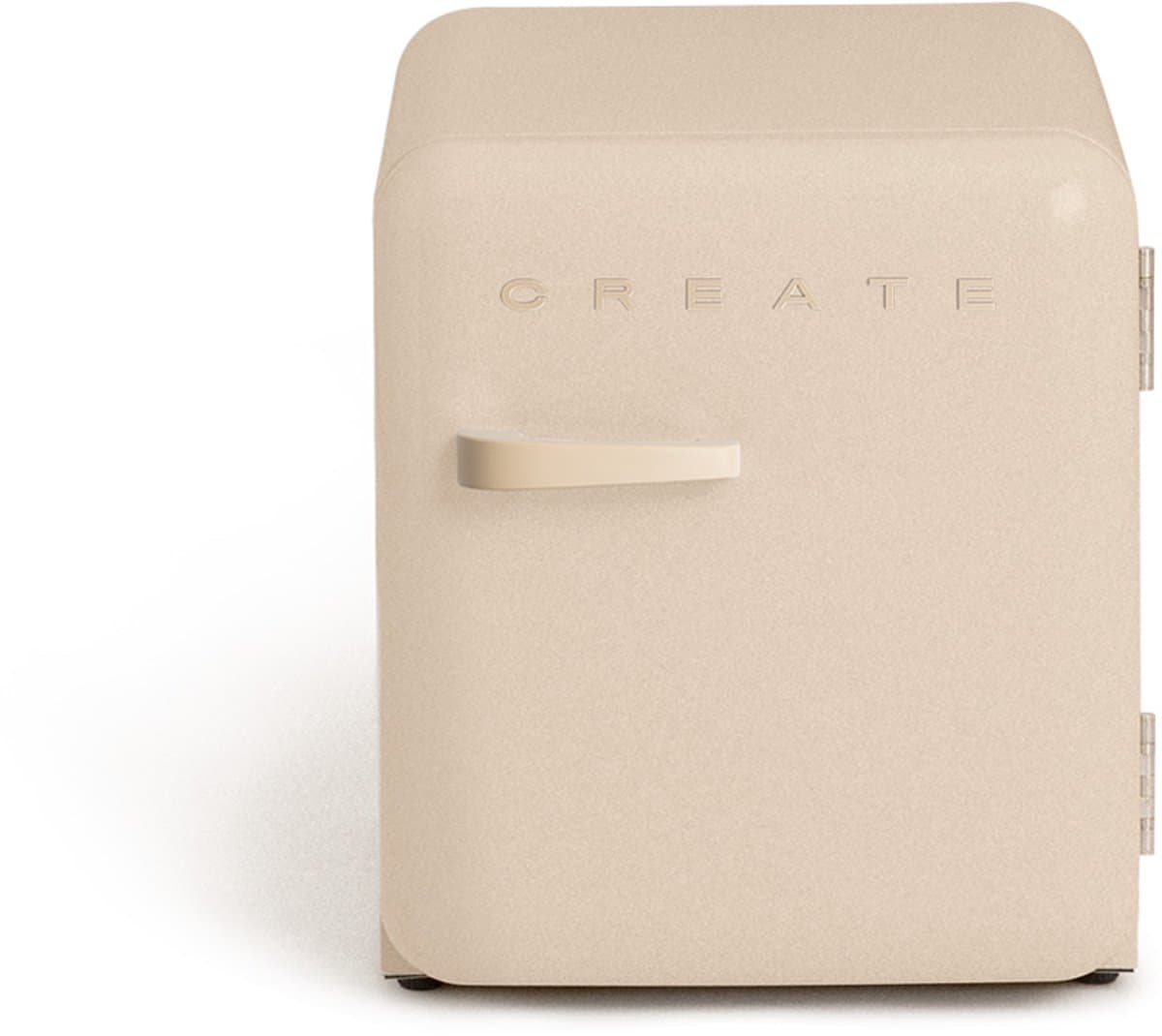 CREATE - Koelkast in retrostijl - Zand - Handvat Zand - FRIDGE RETRO 48L — afbeelding 1