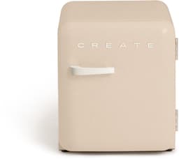 CREATE - Koelkast in retrostijl - Zand - Handvat Gebroken wit - FRIDGE RETRO 48L — thumbnail 1
