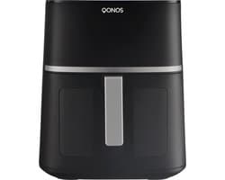 QONOS Airfryer Air One Plus 7L - Qonos Airfryer oven 7L XXL – Voor 3-5 Personen – PFAS-vrij – Met Kijkvenster – 10 Programma’s – Snel & Krokant Zonder Olie