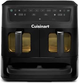 Cuisinart - Tri Zone 13,6 L Airfryer & Oven - 3 zones Heteluchtfriteuse (2x4,3 L + 5 L) - 9 functies - Sync Cooking - PFAS-vrije keramische coating - 2520 – 3000W - Zwart — thumbnail 1