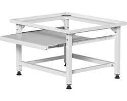 Wasmachine Verhoger - Wasmachine opbouwmeubel - Wasmachine Sokkel - 150 kg belastbaar - 63x54x42cm - Wit