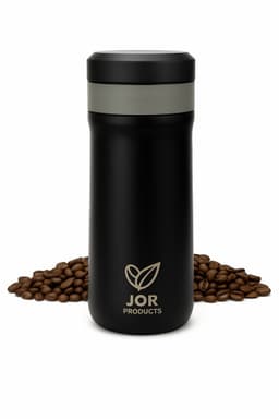 JOR Products® French Press - Koffiezetapparaat - Koffiebonen - Thermoskan - Camping - Reizen - Travel Mug - Espresso - Thee — thumbnail 1