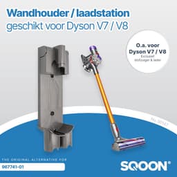 SQOON® Wandhouder voor Dyson V7 & V8 Series - Geschikt voor laadstation - Model 967741 — thumbnail 2