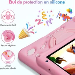 RFWR® 7 Inch Kindertablet met Android 13, Octa-Core Processor, 8GB RAM, 64GB Opslag, HD-Scherm en Ouderlijk Toezicht — thumbnail 5