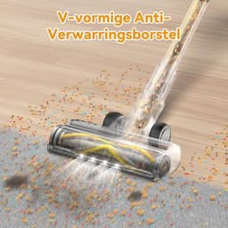 RFWR® Draadloze Steelstofzuiger met 45KPa Zuigkracht en LED Touchscreen — thumbnail 2