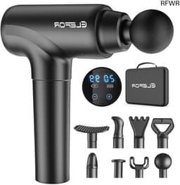 RFWR® Diep Weefsel Massagepistool voor Spierpijnverlichting met 20 Snelheden en 8 Massagekoppen — thumbnail 1