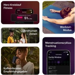 ULTRAHUMAN Ring AIR – Smart Ring | Geen maandabonnement | Bepaal eerst de juiste maat met de Sizing Kit | Slaaptracker - Hartslagmeter - Fitnesstracker – Raw Titanium – Size 9 — thumbnail 18