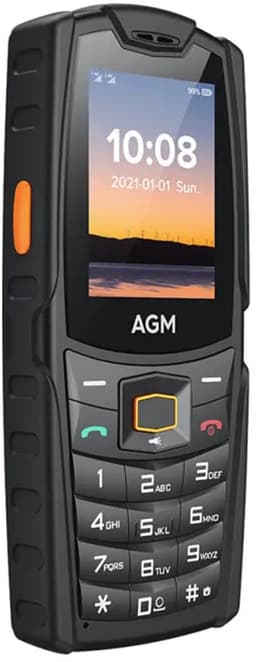 AGM Mobiles M6 - 4G EXTREEM LUIDE telefoon met grote toetsen - schokbestendig & IP69 waterdicht - 16GB - Zwart — thumbnail 3