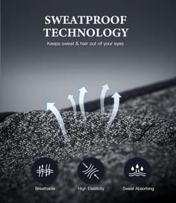RFWR® Slaapkoptelefoon met hoofdband – Draadloze Bluetooth-koptelefoon voor een comfortabele slaapervaring, perfect voor training en reizen — thumbnail 3