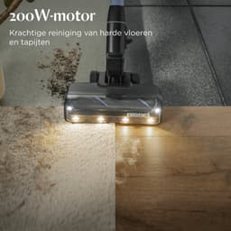 BISSELL PowerClean FurFinder Draadloze Steelstofzuiger - 200W Motor - 40 Min Gebruikstijd - Anti-klit Borstel - 2 in 1 Steel- en Handstofzuiger - Zelfstaand Design - HEPA-filter - LED-koplampen - Stick Vacuum Cleaner - Verwijderbare Batterij - 4090N — thumbnail 2