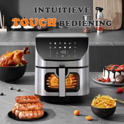 Digitale Airfryer XXL Hetelucht friteuse Sinaopus 8001-8.5L Grote Capaciteit voor 5 Personen-Snelle Opwarming-12 Voorgeprogrammeerde Functies-eenvoudig te reinigen-LED display — thumbnail 2