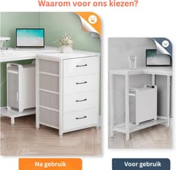 Hoekbureau Gaming - Bureau L Vormig - Computer Desk — thumbnail 5
