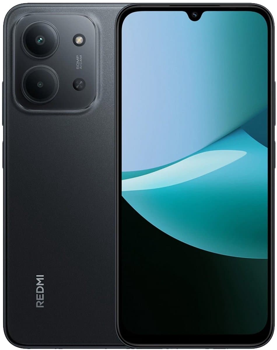 Smartphone-Redmi 15C-4GB+128GB-Middernacht Zwart — afbeelding 1