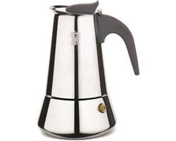 Pezzetti - Italiaanse espressomaker - koffiemaker - 4 kops - roestvrijstaal - inductie - gas - elektrisch - percolator - moka pot
