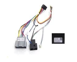 Iso kabel autoradio kabelset met canbusdecoder | geschikt voor Ford fiesta 2009 - 2011 | Android carplay radio stekkers | Connector canbus plug | verloopstekker | 2009 2010 2011 canbus decoder