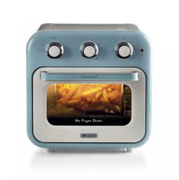 Ariete 4632/05 Vintage Airfryer & Oven - 16 liter - 1400 Watt - timer - draaispit - roterende mand - blauw — thumbnail 3