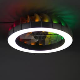 Brilliant Fanora - Plafondventilator - Met verlichting - LED 30W - 2700K-6500K - Dimbaar - Zwart - Zeer stil — thumbnail 4
