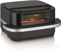 FR 2464 Severin S-Fry Pizza & More - Airfryer - Hetelucht friteuse - Pizzaoven - 4 liter - Brede vorm - Kijkvenster — thumbnail 11