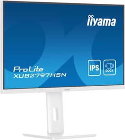 iiyama ProLite XUB2797HSN-W2 68,6 cm IPS-technologiepaneel met USB-C dock en RJ45 (LAN) — thumbnail 2