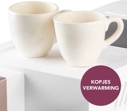 DOMO DO742K Volautomatische Espressomachine - 4 Soorten Koffie + Heet Water - Melkopschuimer - 19 Bar - Wit — thumbnail 3