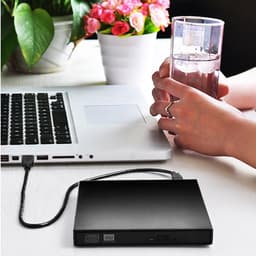 Externe DVD Speler – COMBO CD Brander – USB Plug & Play – Compatibel met CD, DVD, MP3 – Voor Laptop & PC – Zwart – Compact Formaat – 1 Stuk — thumbnail 5