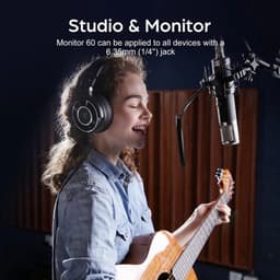 OneOdio Monitor 60 Zwart – DJ Koptelefoon – Over-Ear – Bedraad – 50 mm Neodymium Drivers — thumbnail 6